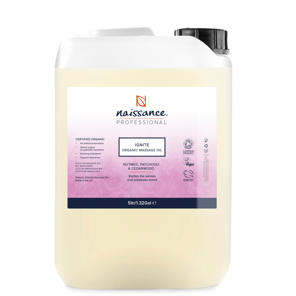 Ignite Organic Massage Oil | Naissance – Neat Wholesale