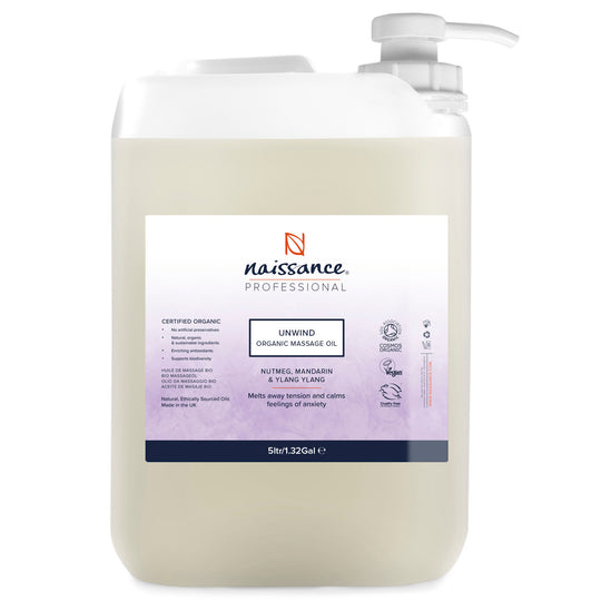 Unwind Organic Massage Oil 5 Litre